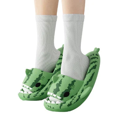SharkBite Slide Sandals SlippersFun Shark-Themed Slippers for Indoor & Outdoor Foot Wear