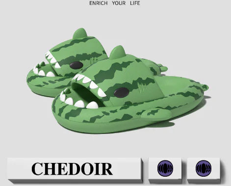 SharkBite Slide Sandals SlippersFun Shark-Themed Slippers for Indoor & Outdoor Foot Wear