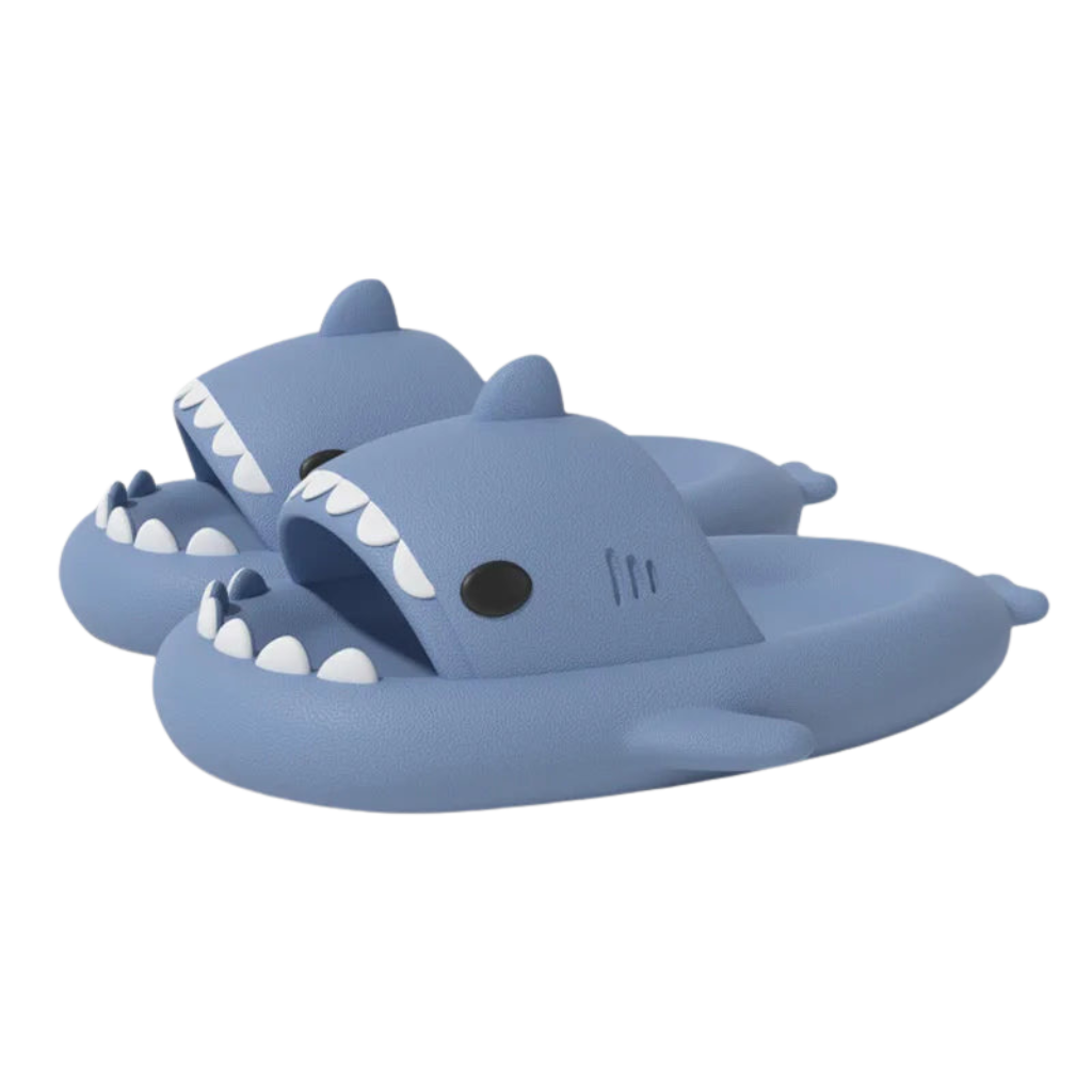 LUXEE™ Shark Slides – Cute & Comfy EVA Slippers for Women, Men & Kids | Non-Slip Indoor/Outdoor Summer Sandals