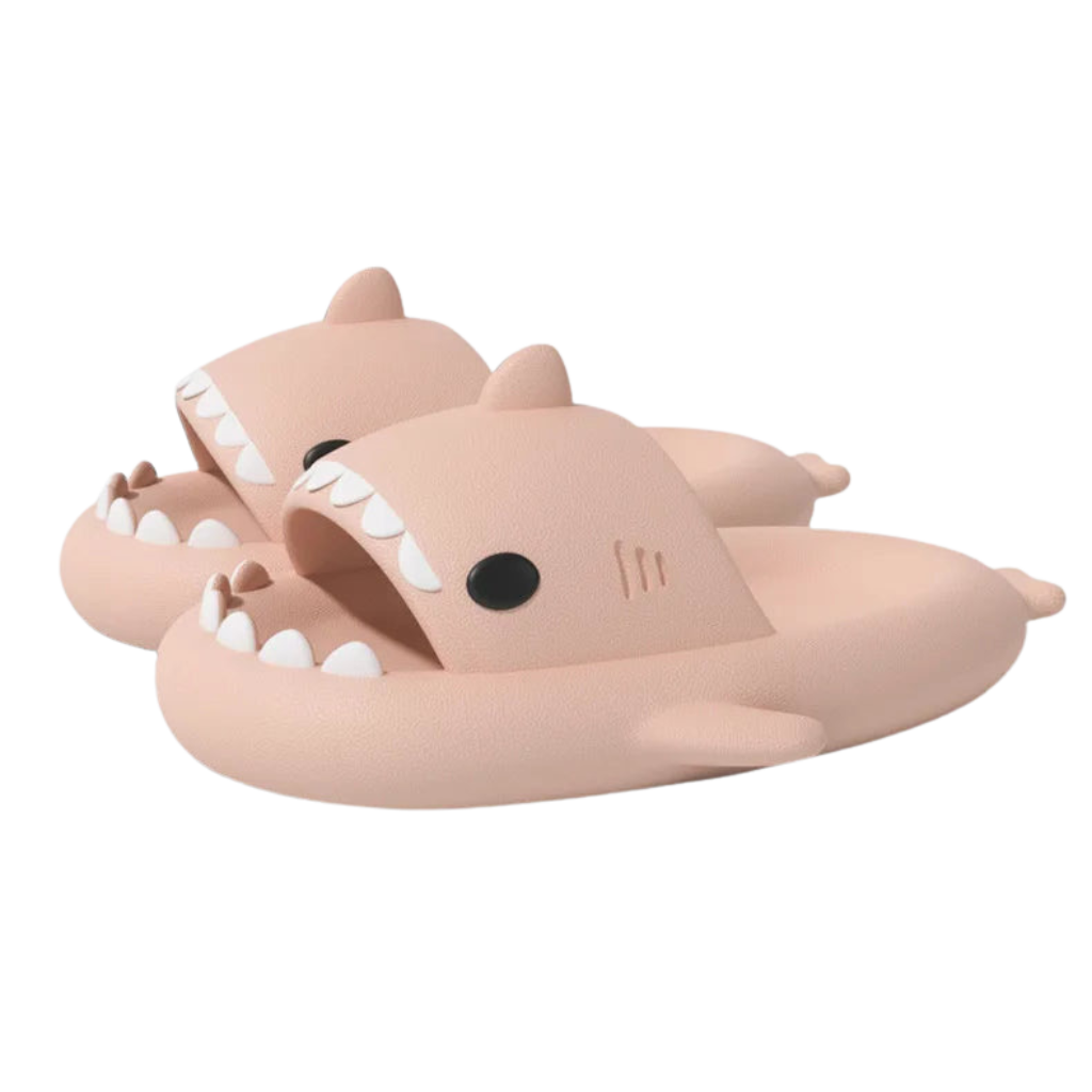 LUXEE™ Shark Slides – Cute & Comfy EVA Slippers for Women, Men & Kids | Non-Slip Indoor/Outdoor Summer Sandals