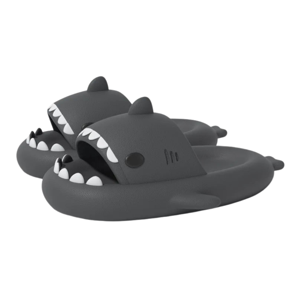 LUXEE™ Shark Slides – Cute & Comfy EVA Slippers for Women, Men & Kids | Non-Slip Indoor/Outdoor Summer Sandals