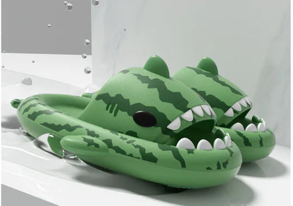 SharkBite Slide Sandals SlippersFun Shark-Themed Slippers for Indoor & Outdoor Foot Wear